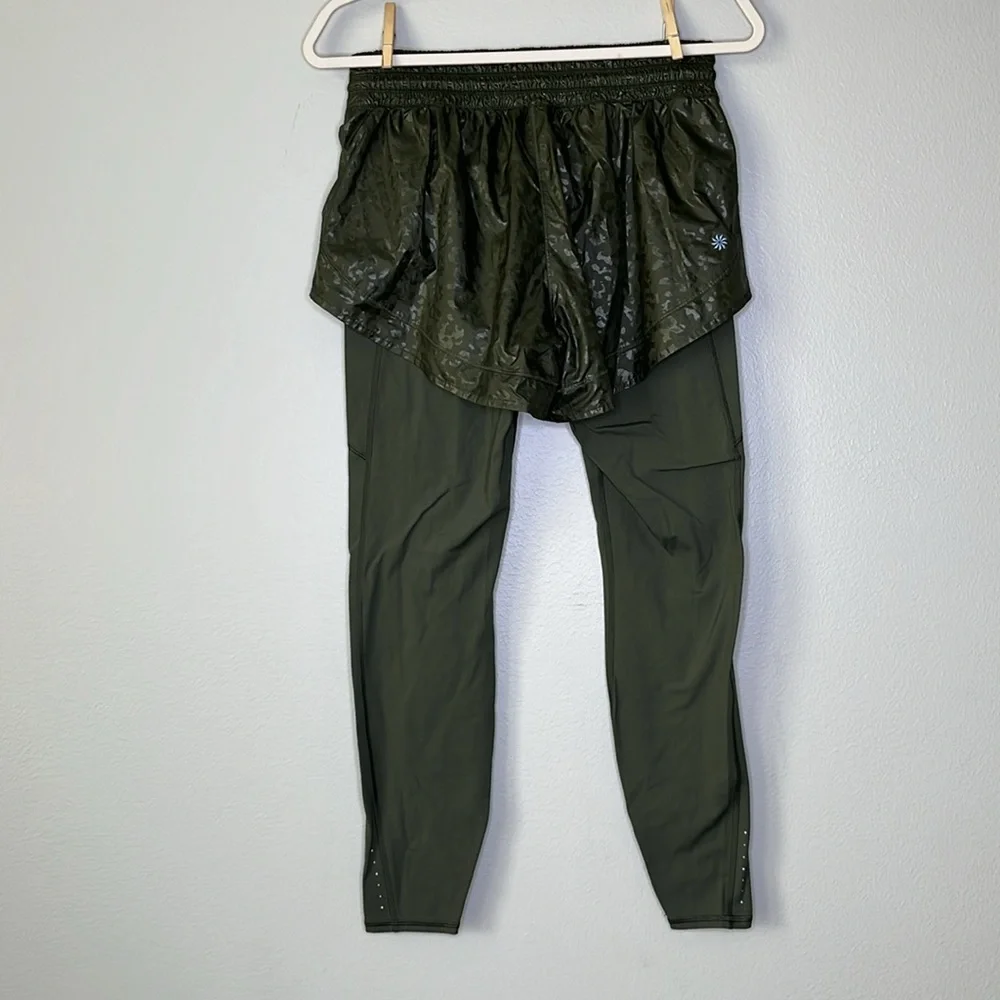 Athleta‎ Rainer 2 in 1 Tight / Green / SZ S